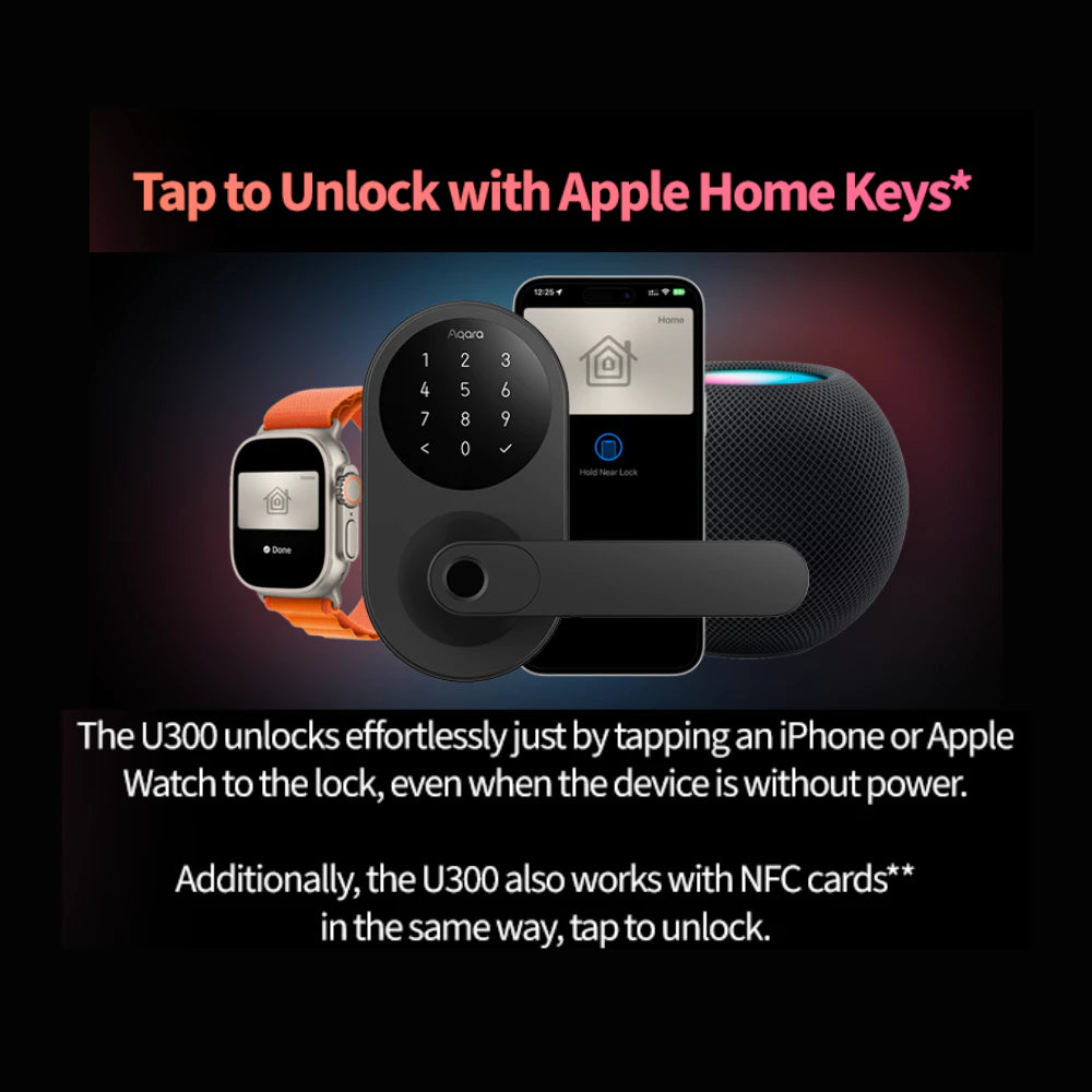 Aqara U300 Zigbee Keyless Entry Smart Lock
