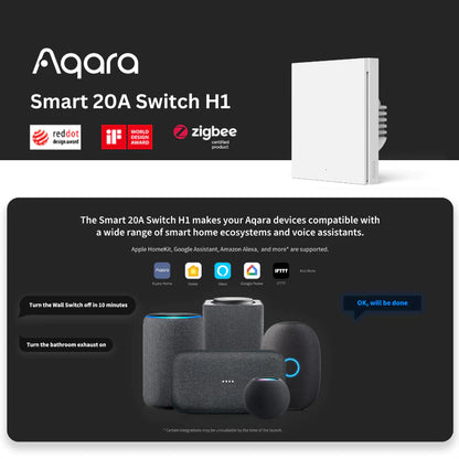 Aqara H1 High Power Smart 20A Switch