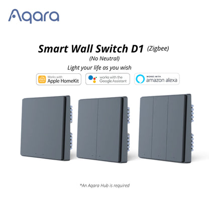 Aqara Zigbee 1.2 Wall Switch D1 No Neutral