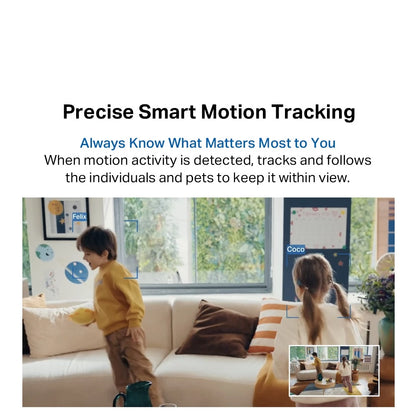 TP-Link Tapo C260 4K 8MP Pan/Tilt AI CCTV WIFI Wireless IP Camera Smart AI Detection