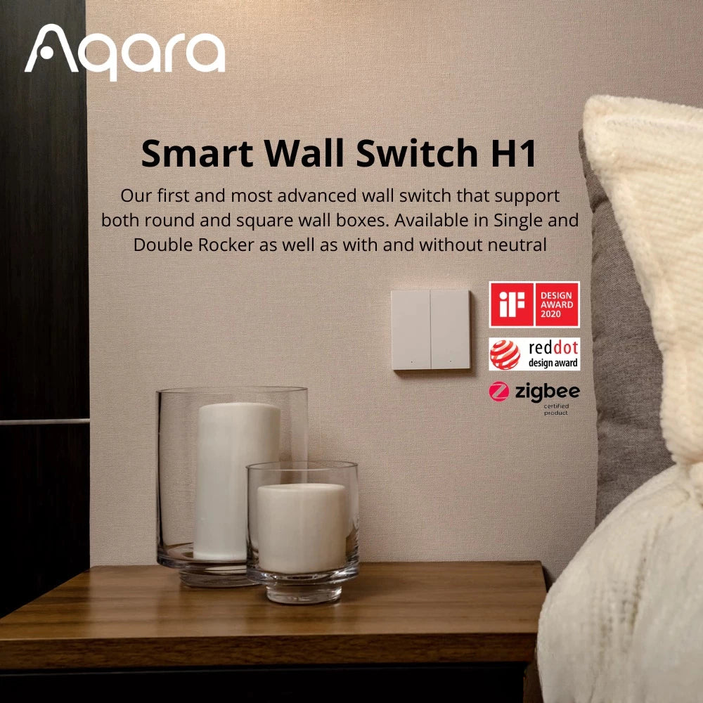 Aqara H1 Smart Wall Switch No Neutral