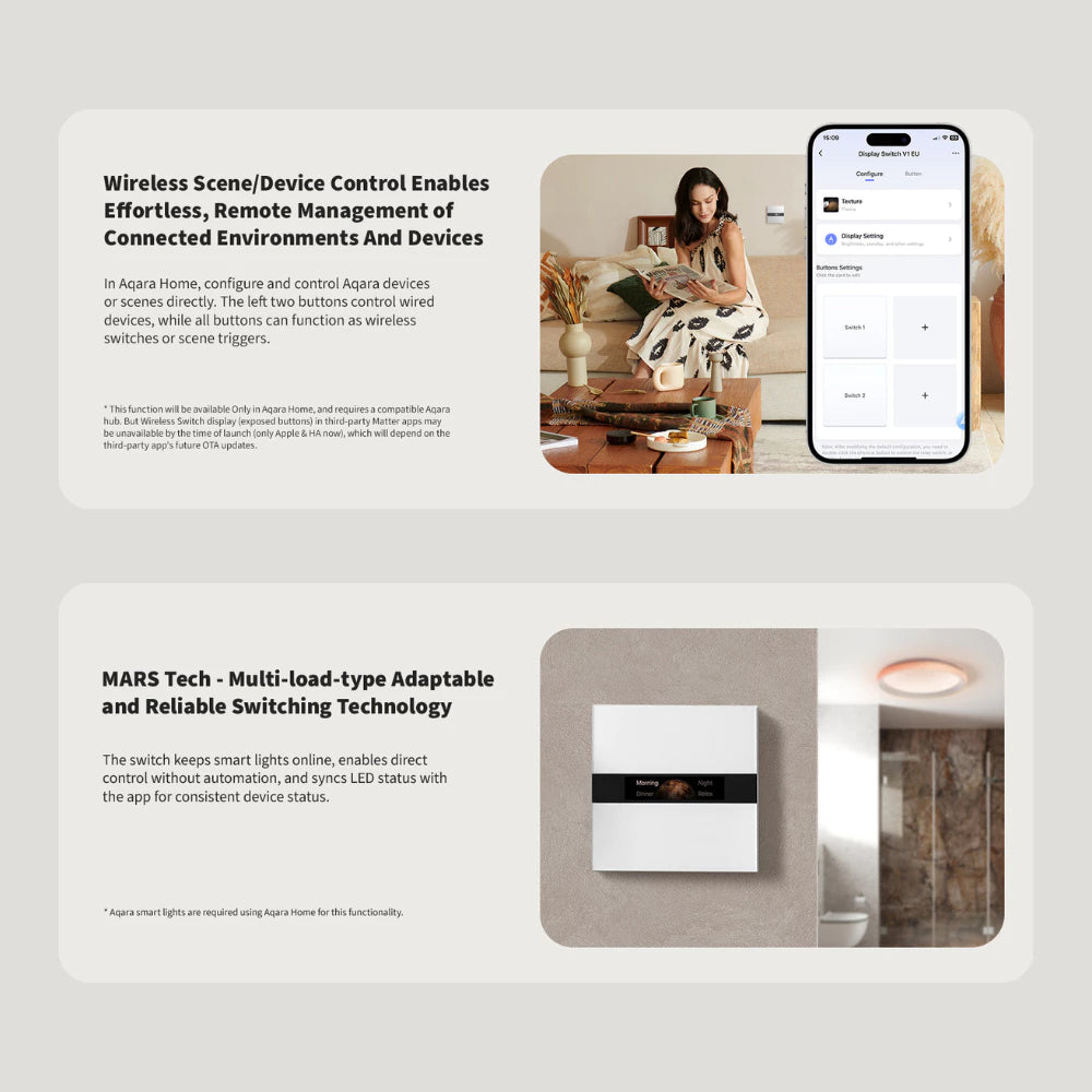 Aqara Zigbee 3.0 Display Switch V1 EU